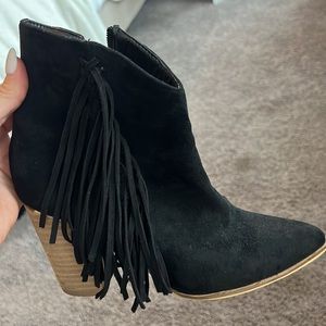 Ccocci Faux Suede Fringe Boot Sz 8.5